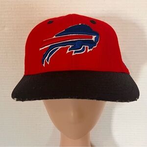 Buffalo Bills Baseball Cap NFL Embroidered 100% Wool Hat Red Black Blue